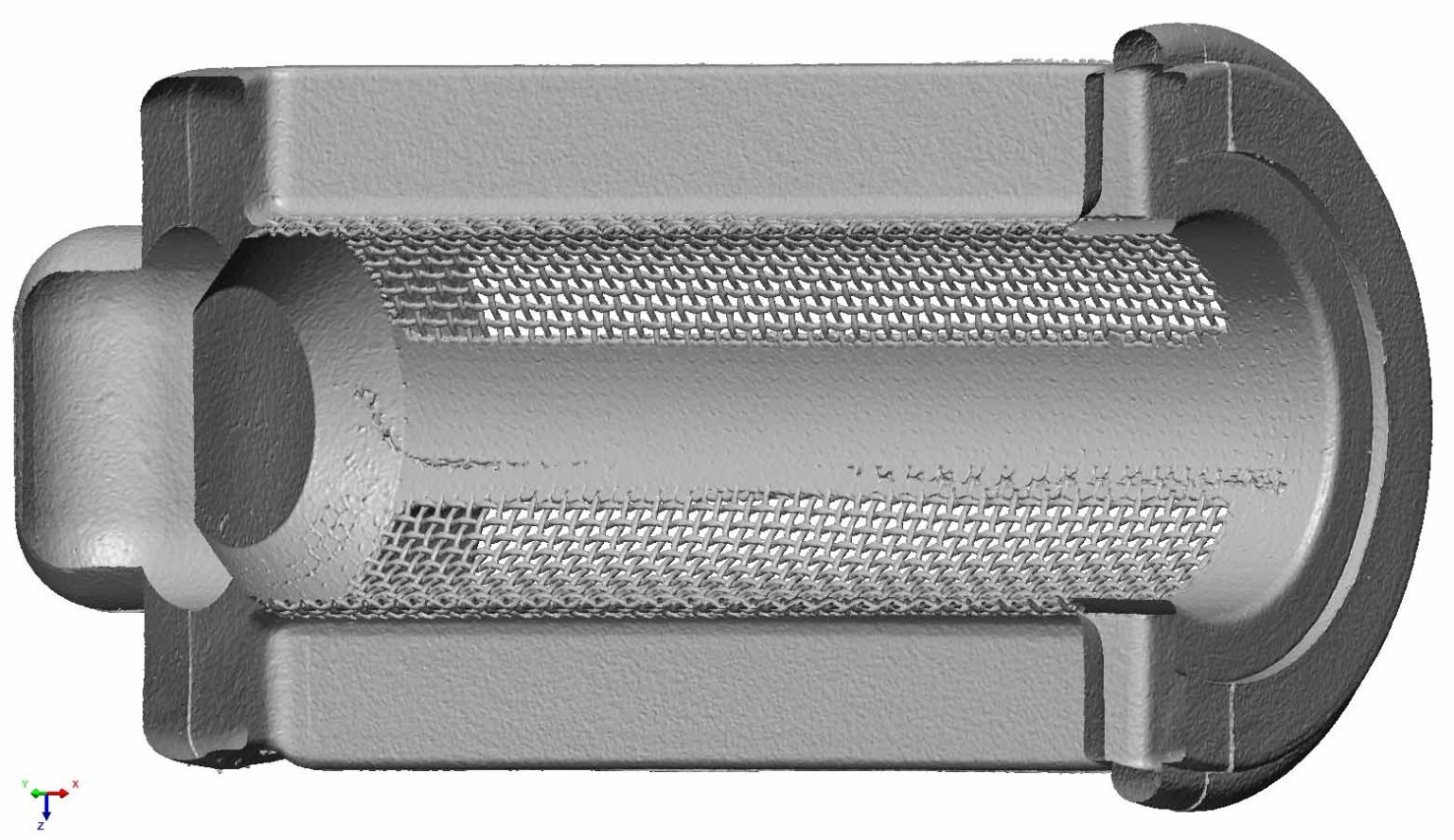 Industrial CT Scanning of Fine Mesh Filters Haven Metrology