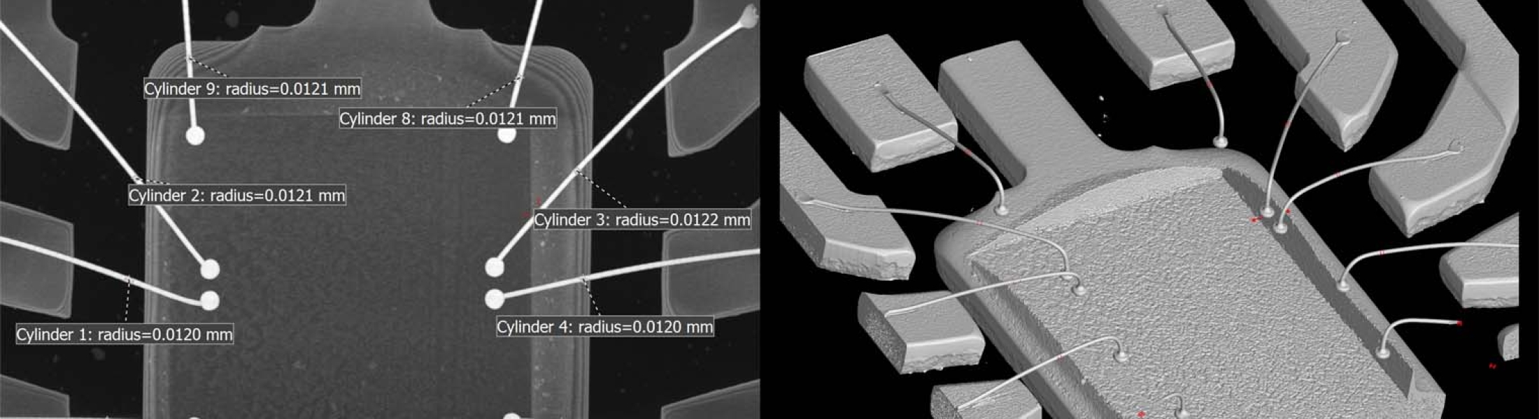CT Bond Wire Measurements - High Resolution - Haven Metrology
